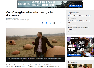 BBC: "Can Georgian wine win over global drinkers?"