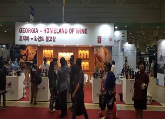 Georgian wine companies participate in the International Wine Exhibition in Seoul