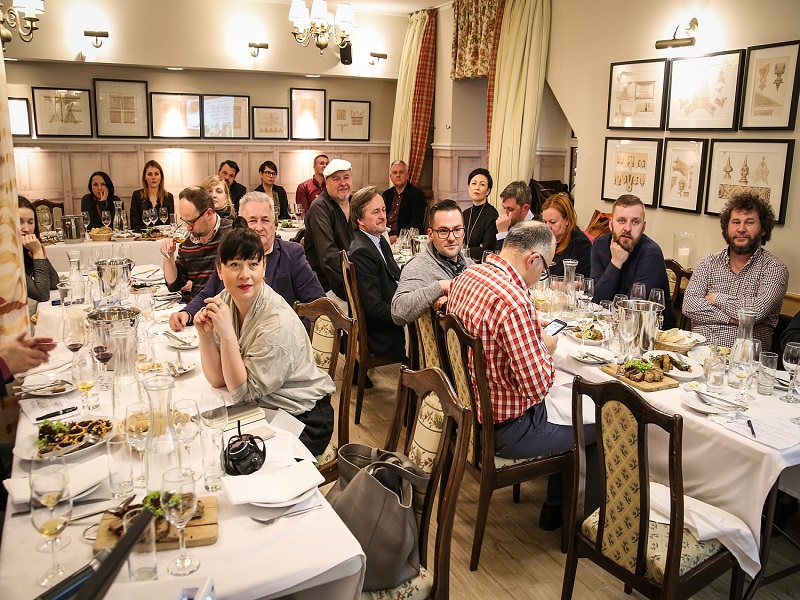 The activity of combining Georgian wine and Polish cuisine was held in Warsaw