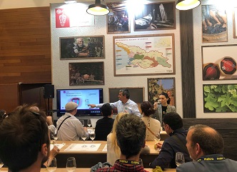 Georgian wine was presented at the San Sebastian Gastronomic Exhibition