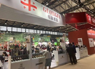  Presentation of Georgian wine in Shanghai