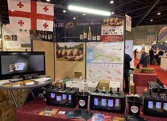 Georgian wine was presented at an international exhibition in France