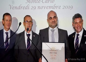 Head of LE PONT CAUCASIEN Ilia Kakhoidze was Elected as a Member of Honor of Monaco Sommelier Association