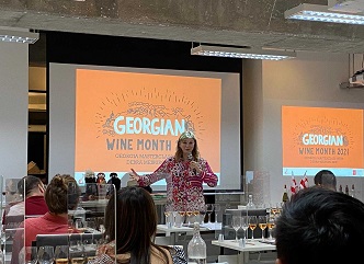 Georgian wine tasting was held in China