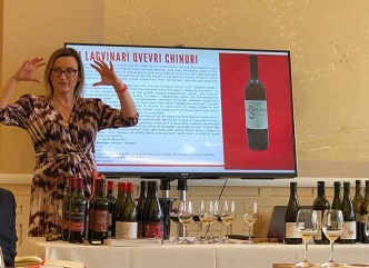 The Georgian wine tasting was held in London with the support of the National Wine Agency