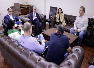 Otar Shamugia meets large exporters of Georgian products in New York City