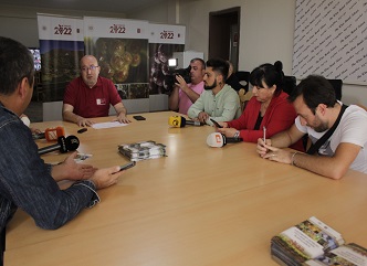 A meeting with media outlets of the Kakheti region was held at the vintage HQ