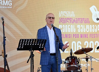  Deputy Minister of Environment Protection and Agriculture Yuri Nozadze attended Bolnisi PDO Wine Festival