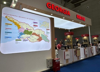 12 Georgian wine-producing companies participated in the China International Exhibition.