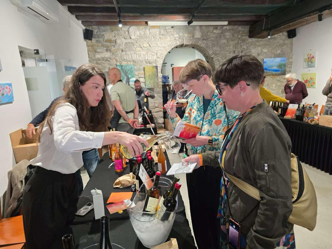 The presentation of Georgian wine took place in Slovenia at the "Orange Wine Festival."