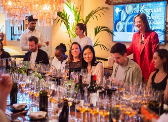 A professional tasting of Georgian wine was held in London