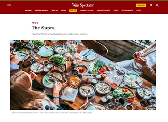 Georgian wine is in the spotlight in the March issue of the influential American wine publication “Wine Spectator”