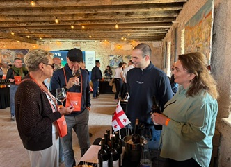 Georgian wine presented at the Orange Wine Festival in Slovenia