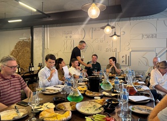 A tour for German wine professionals took place in Georgia