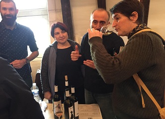 Presentation of Qvevri Wine in The Cities of France