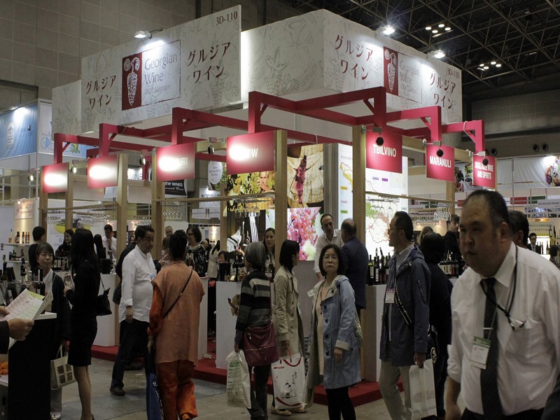 Georgian wine presentation in Japan