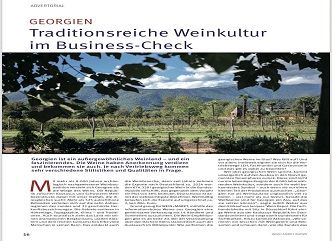 პრესტიჟულ გერმანულ გამოცემაში „Wein+Markt“ ქართული ღვინის შესახებ სტატია დაიბეჭდა